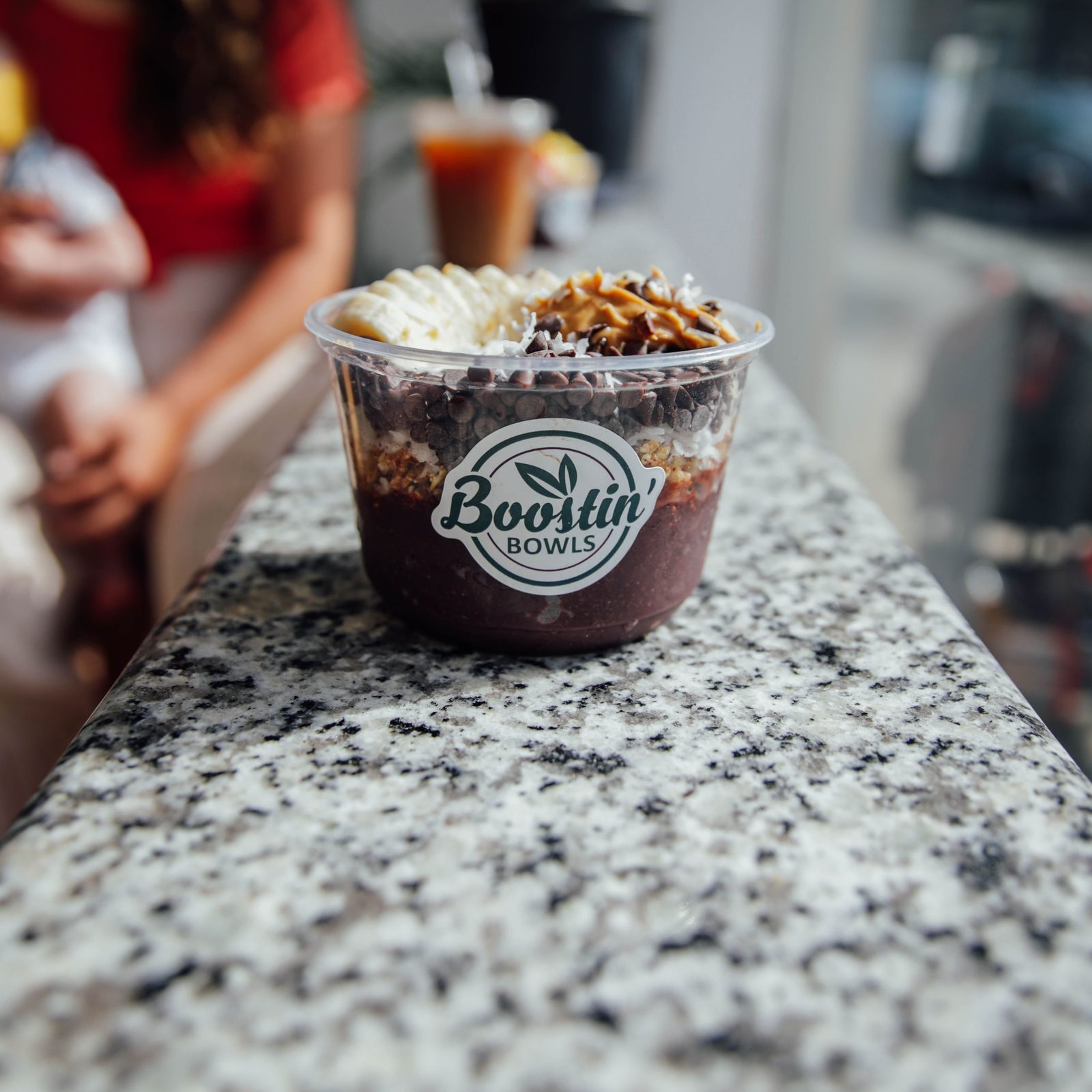 A Monkey Bowl on the granite counter at the Manayunk shop