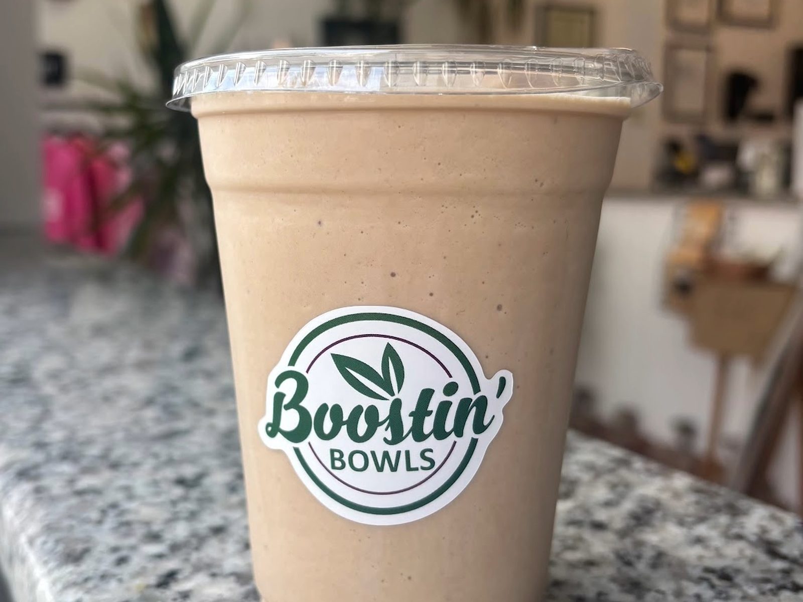 Body Builder Smoothie in a Boostin’ Bowls cup