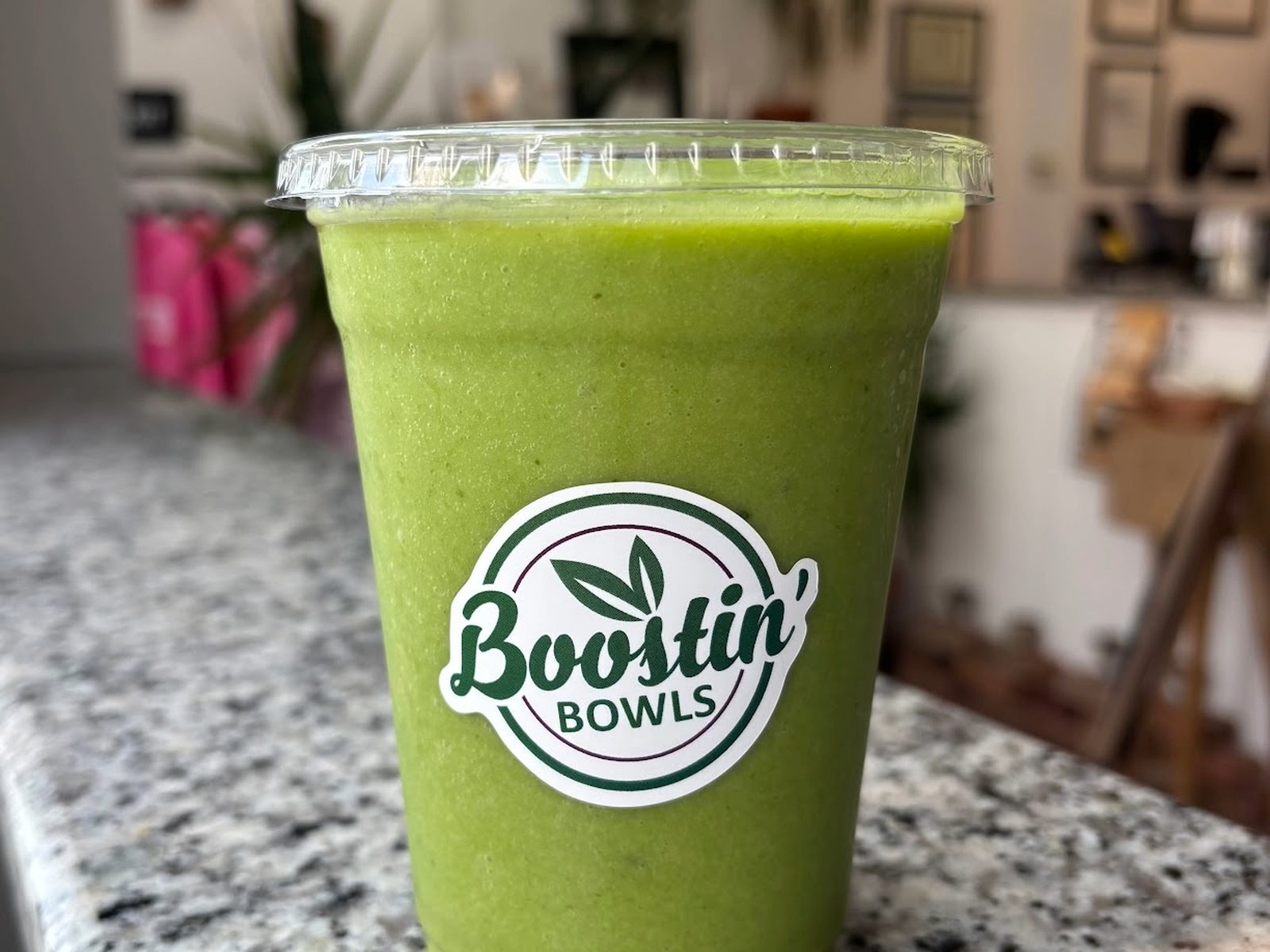 Island Vibes Smoothie in a Boostin’ Bowls cup