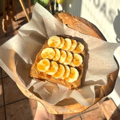 Almond Butter Banana Toast